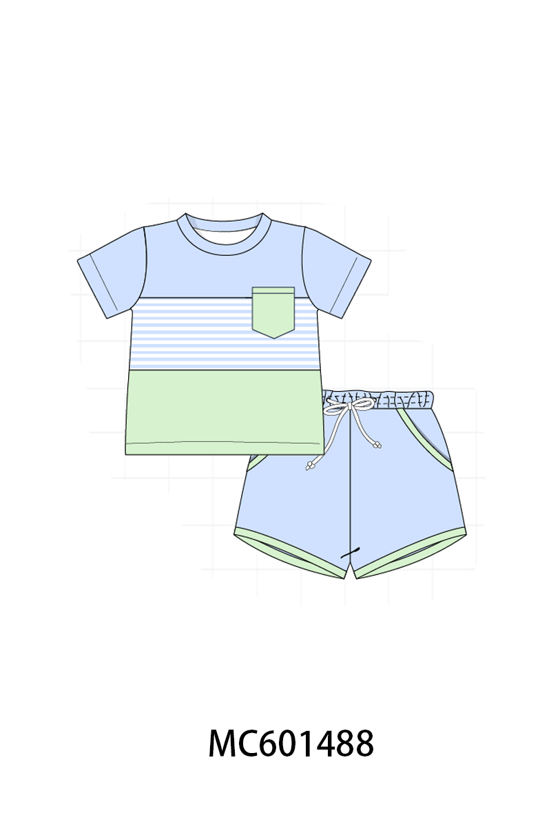 PO80 Blue purple & mint floral collection 1