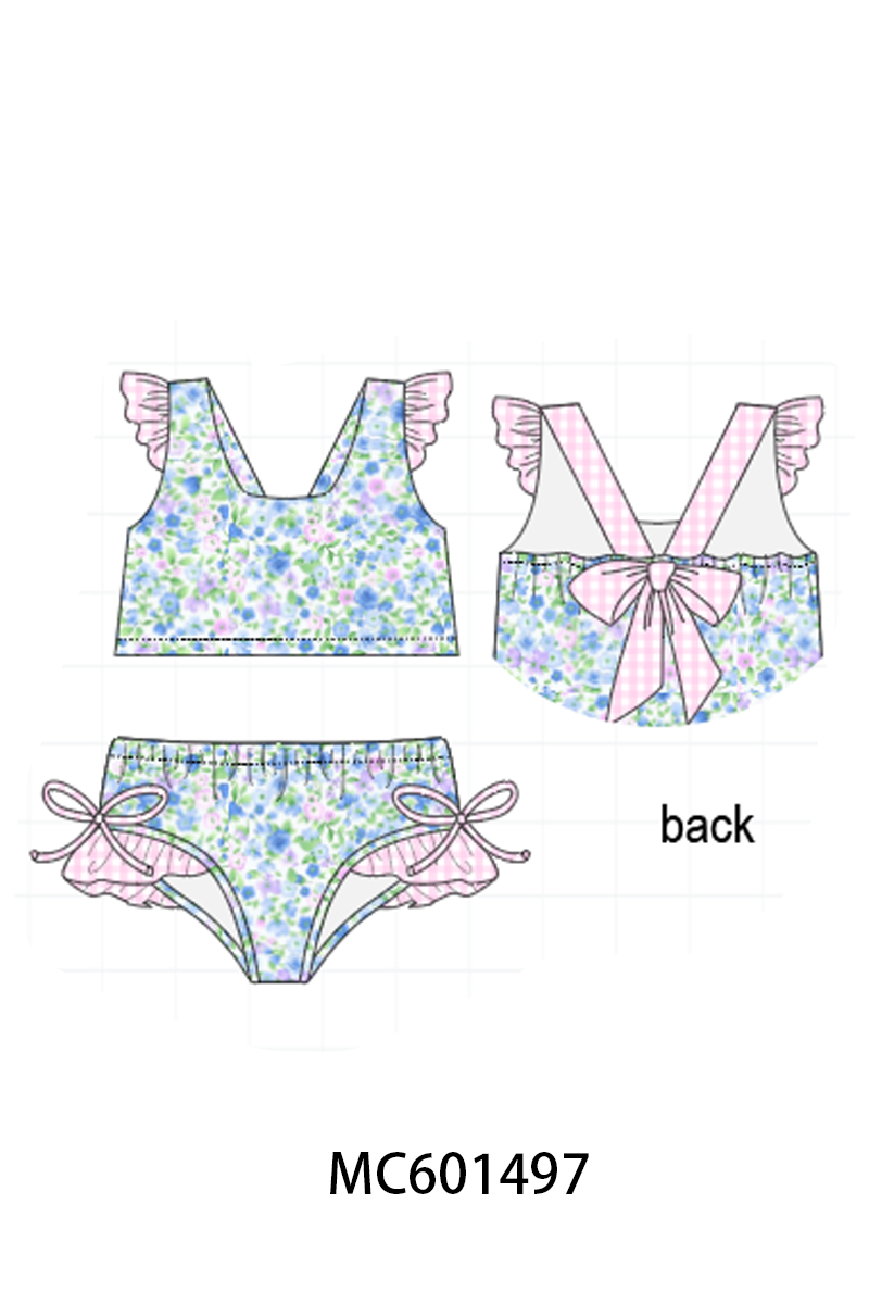PO80 Blue purple & mint floral collection 2