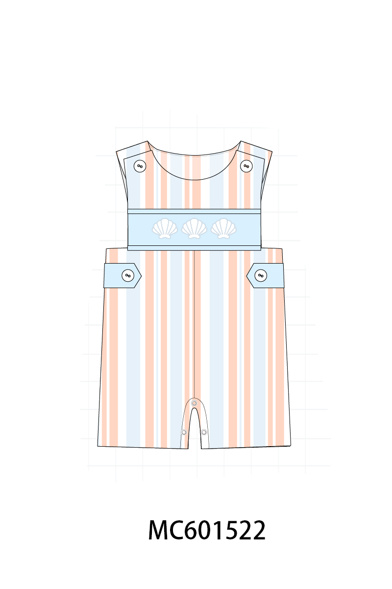 PO80 Blue stripe shell applique collection 2