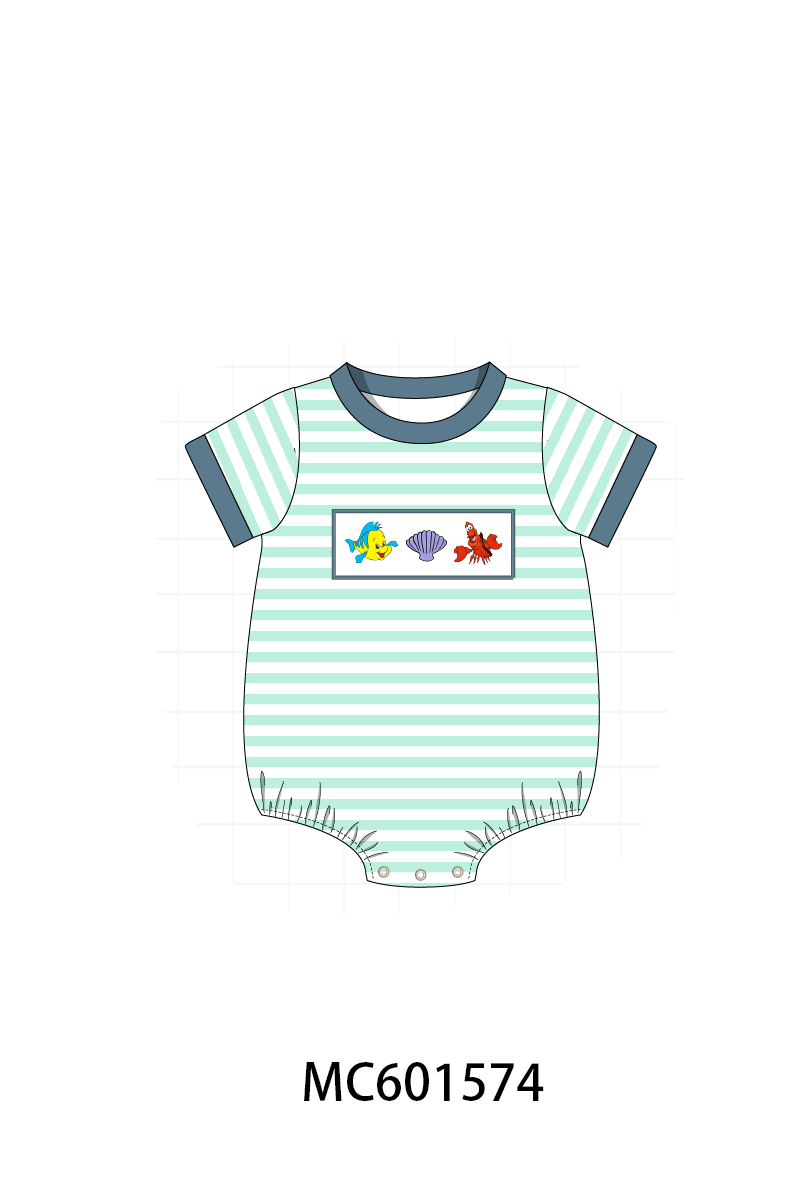 PO80 Mermaid shell lobster embroidery collection 2