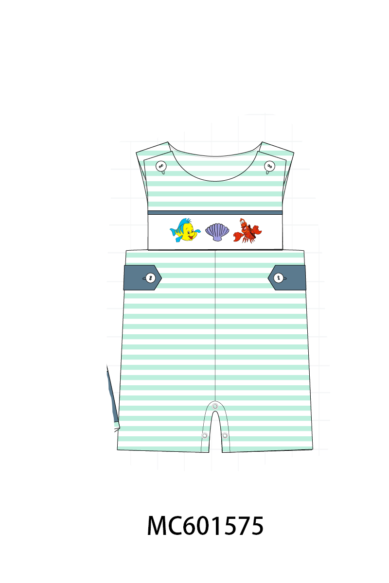 PO80 Mermaid shell lobster embroidery collection 2