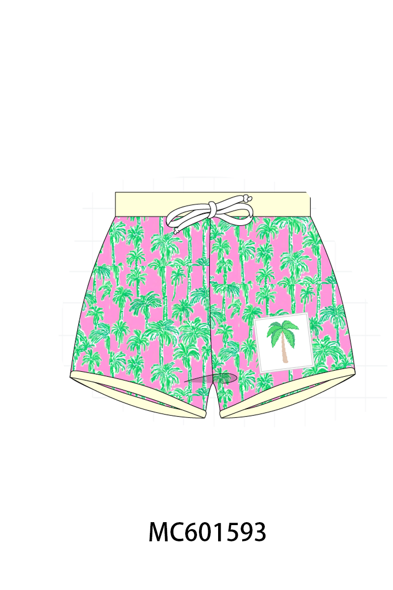 PO80 Palm tree print ruffle collection 2