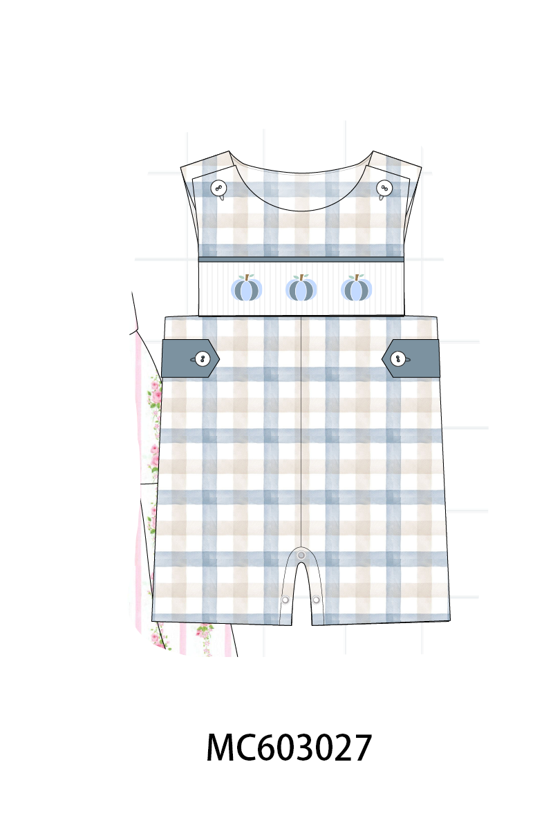 PO83 Pink pumpkin embroidery ruffle collection