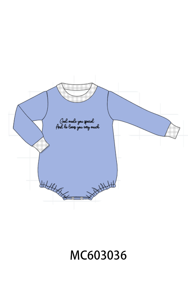 PO83 Pink&blue embroidery floral collection