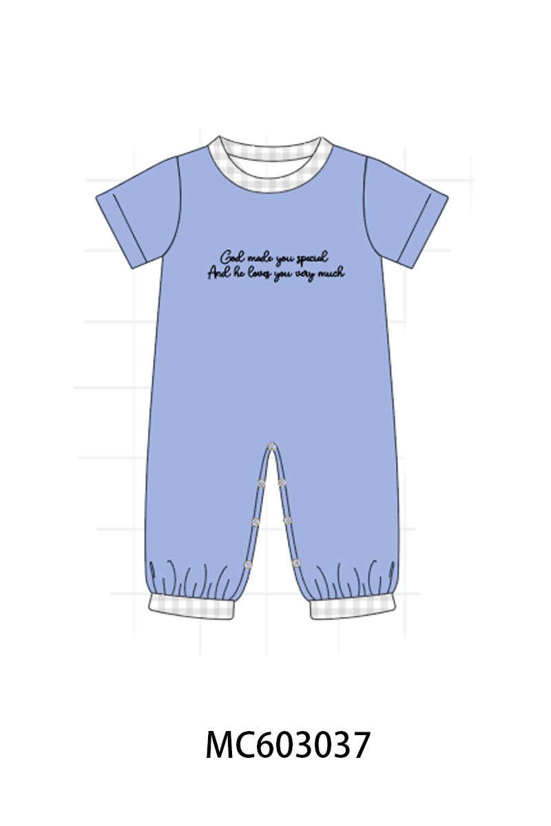 PO83 Pink&blue embroidery floral collection