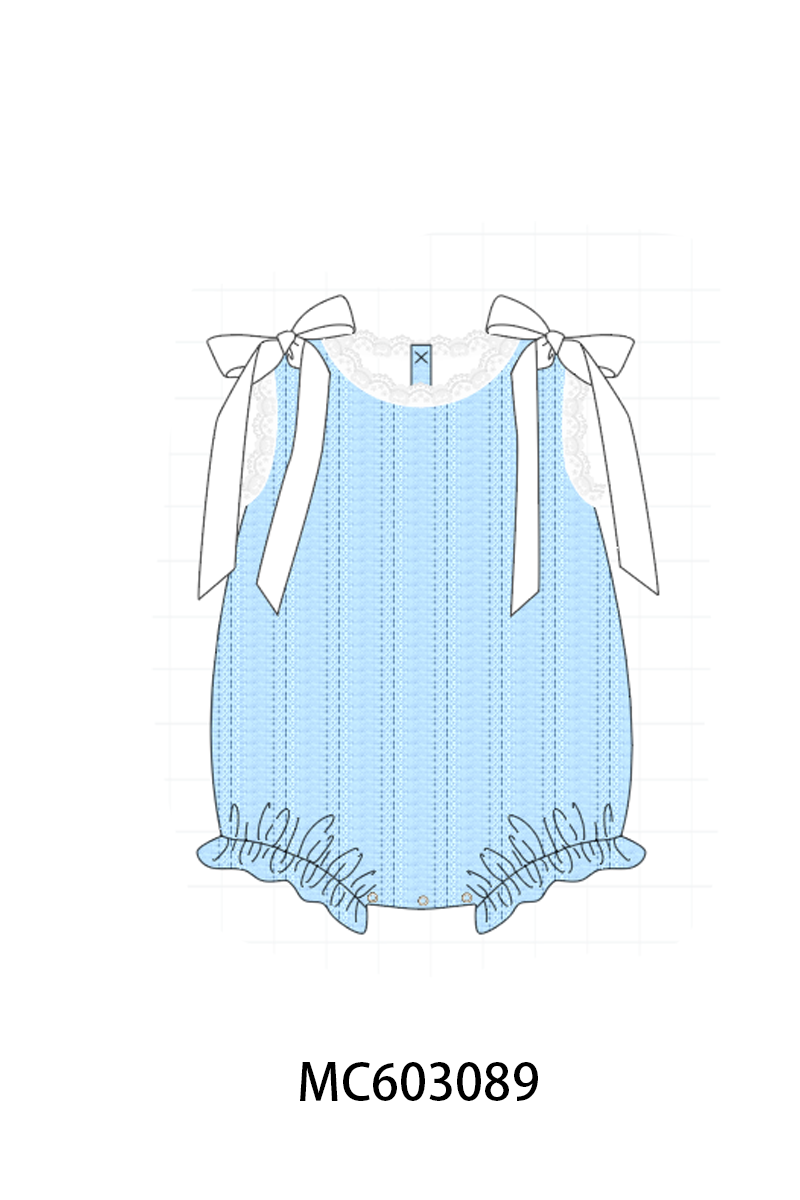 PO83 Blue ribbon lace collection