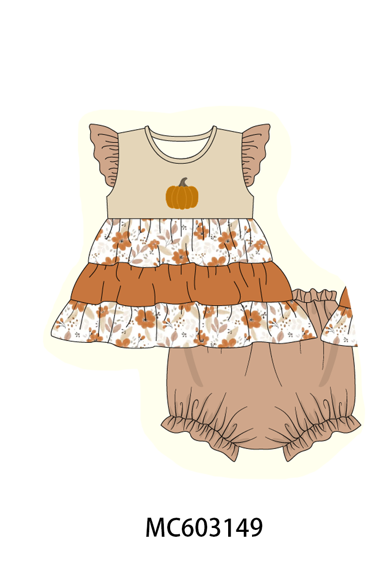 PO83 Fall little pumpkin embroidery collection