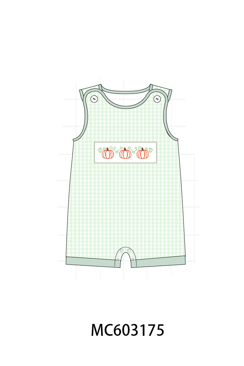 PO83 Pumpkin bow embroidery collection