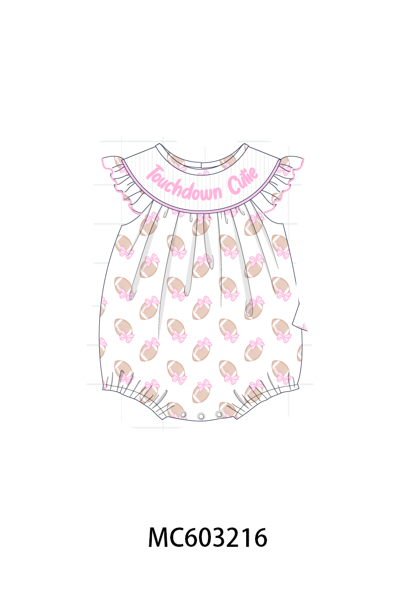 PO83 Pink&blue touchdown smocked collection