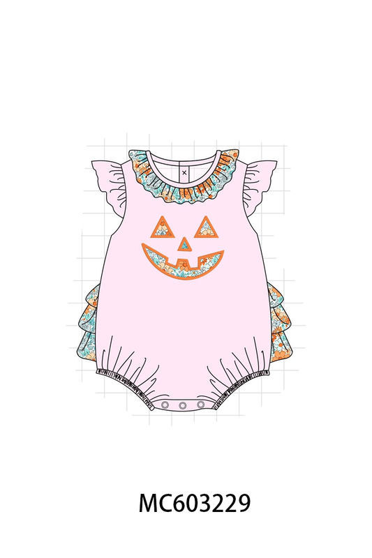 PO83 Halloween floral face applique collection