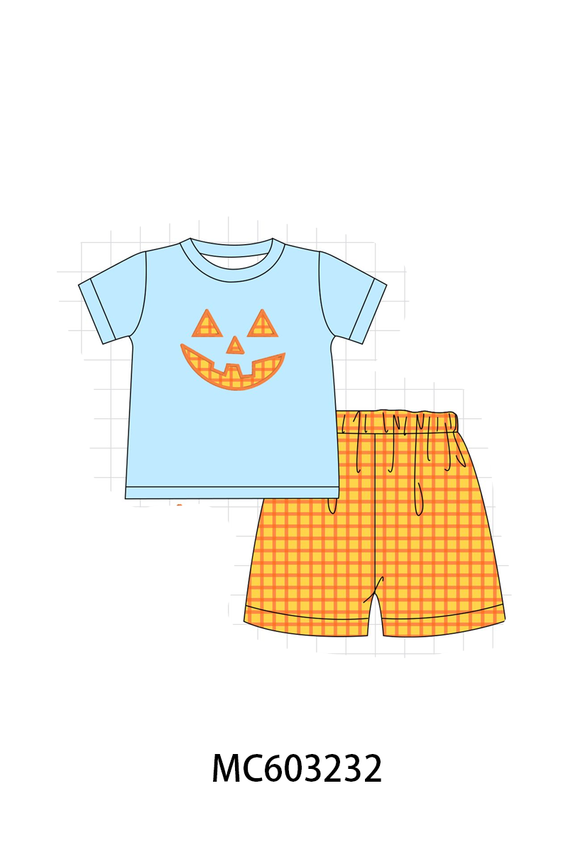 PO83 Halloween floral face applique collection