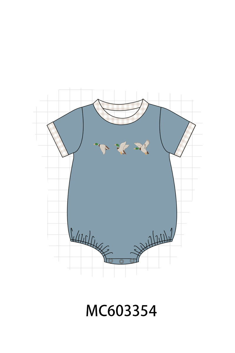 PO83 Blue duck embroidery collection
