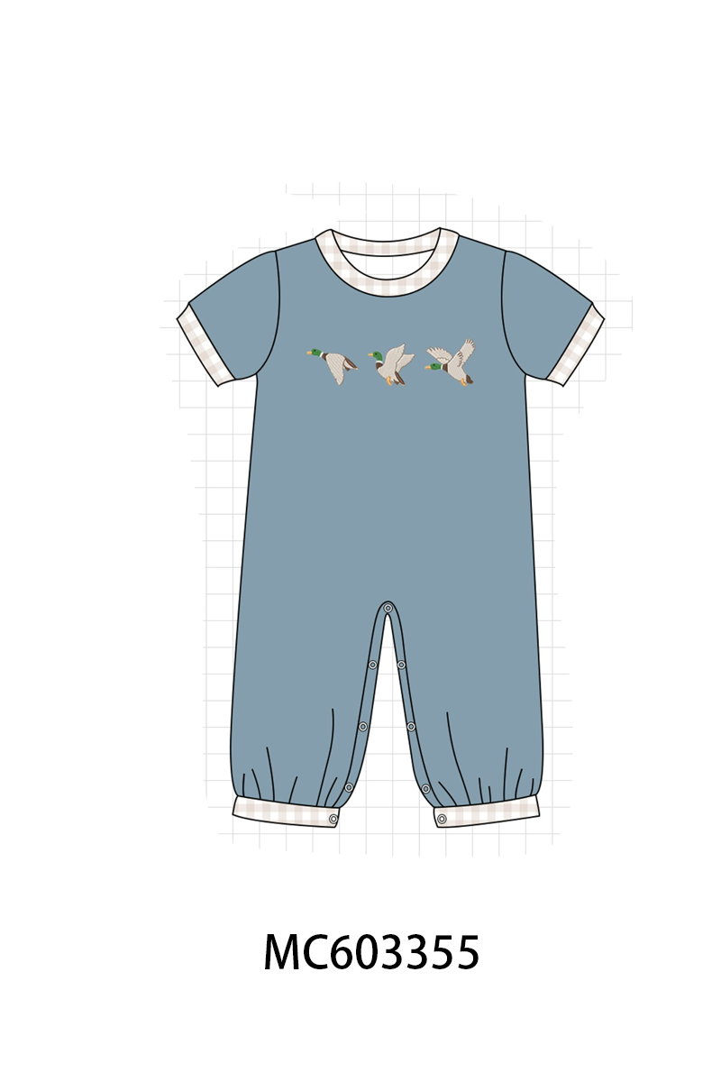 PO83 Blue duck embroidery collection