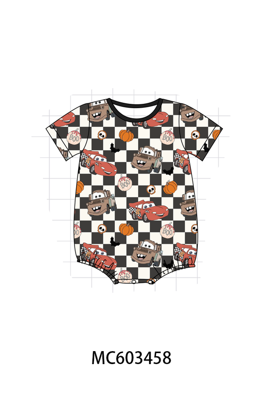 PO83 Black racing checkered bamboo collection