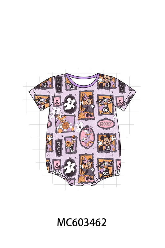 PO83 Purple character print bamboo collection