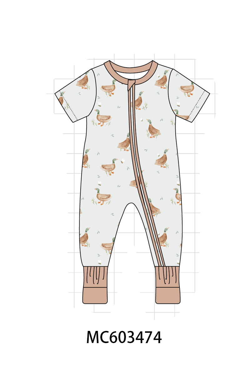 PO83 Duck print bamboo collection