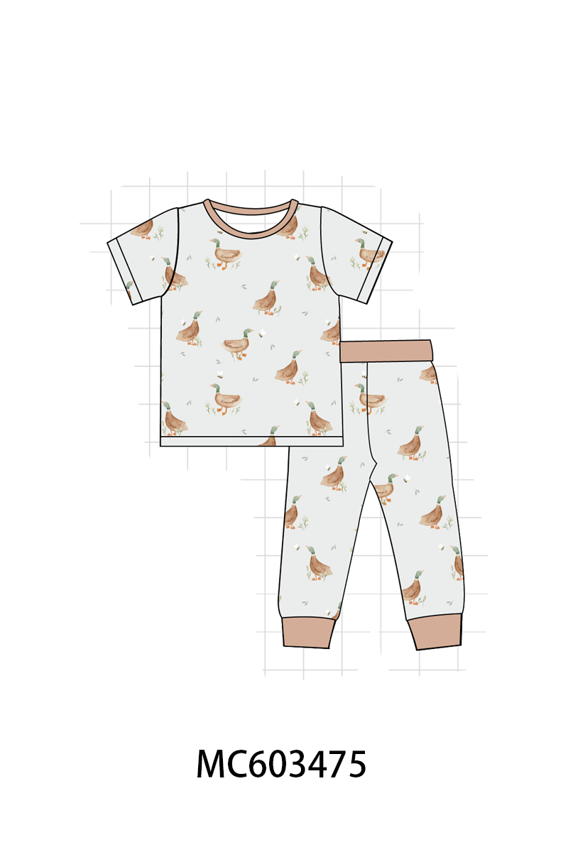 PO83 Duck print bamboo collection