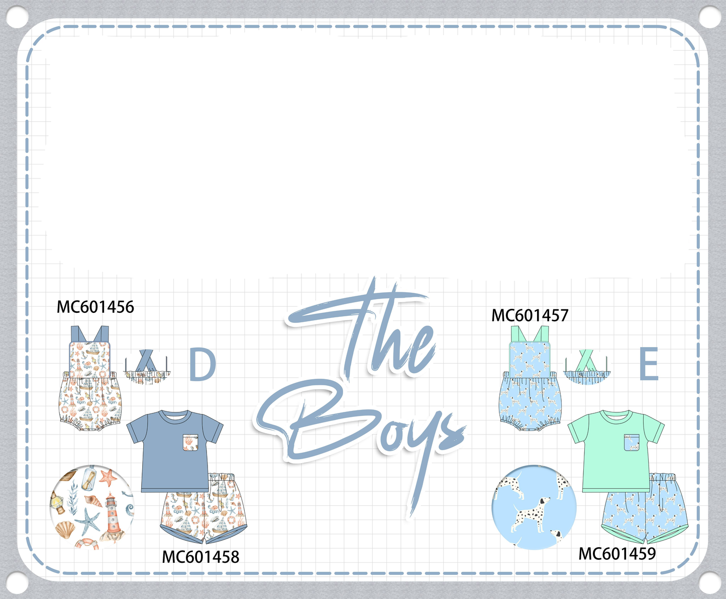 PO80 Marine creature puppy print collection