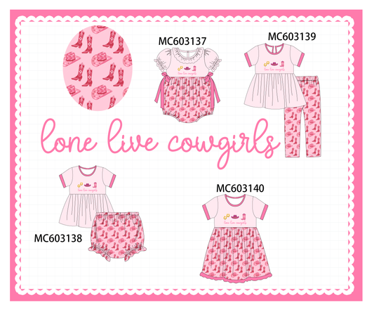 PO83 Pink cowgirl boots embroidery collection