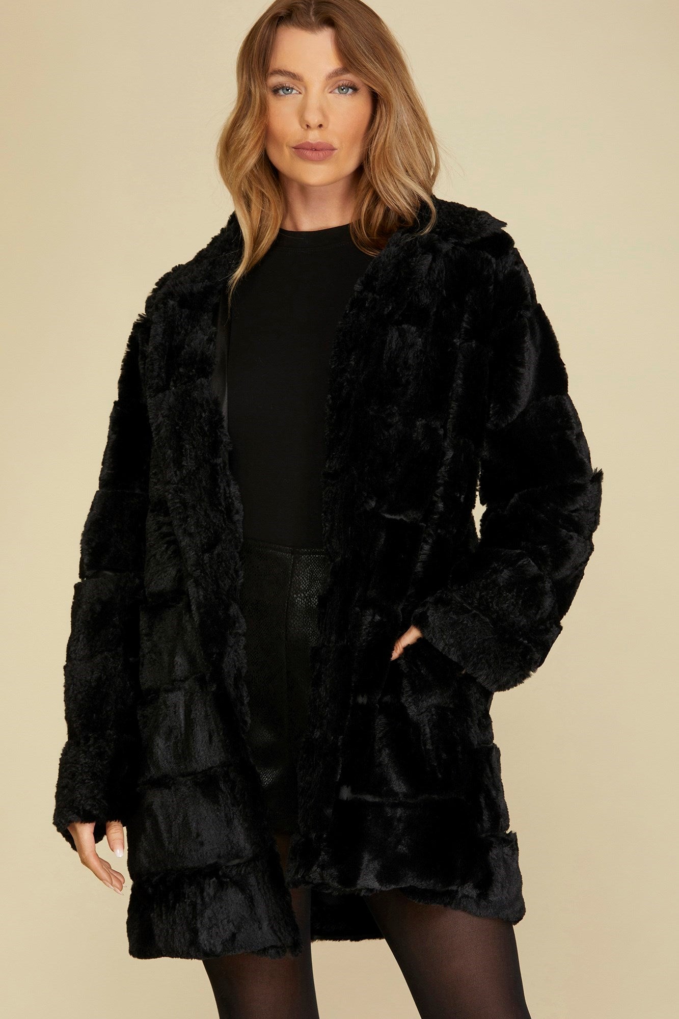 Always With You Fur Jacket (Black)