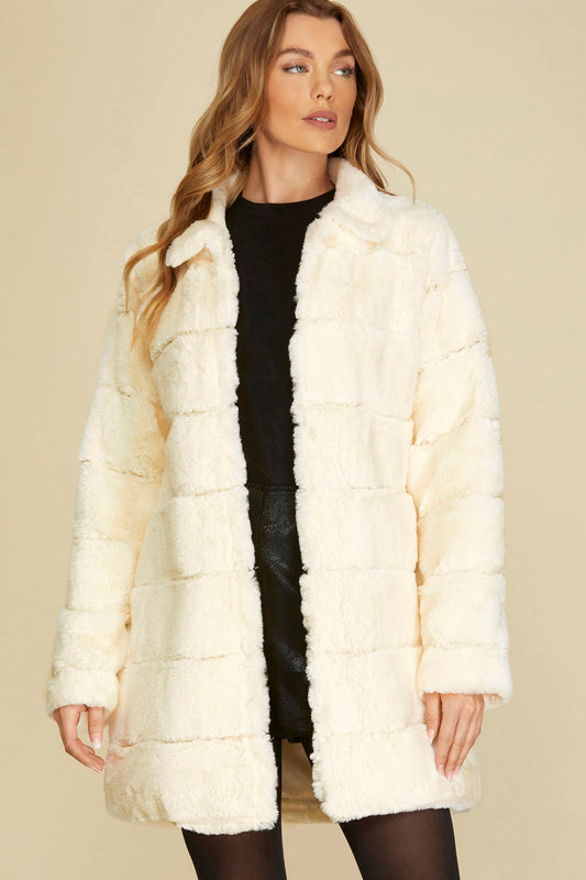 Always With You Fur Jacket (Ivory)