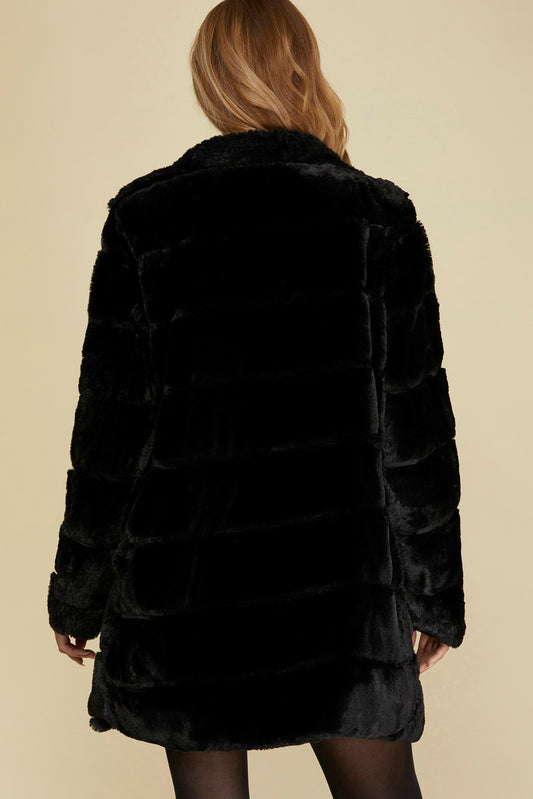 Always With You Fur Jacket (Black)