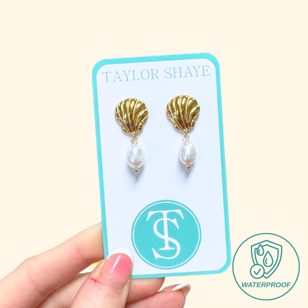 Shell & Pearl Studs