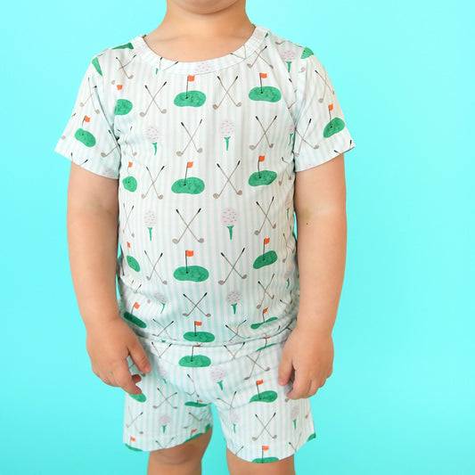 Scottie Golf Two Piece - Shorts Golf Bamboo Lounge Set