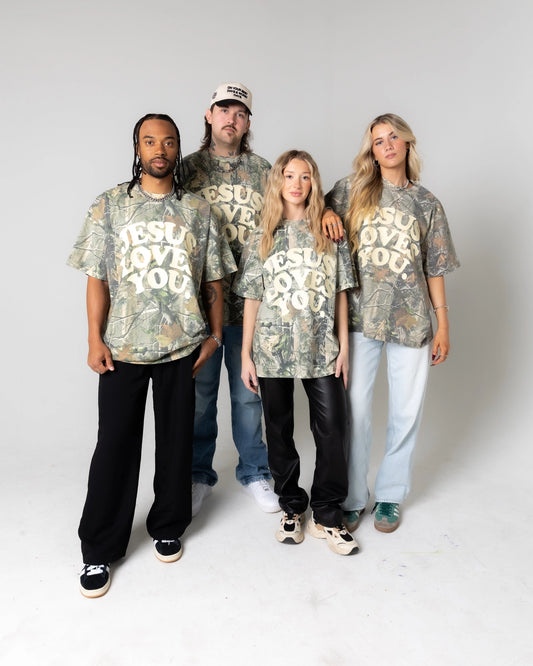 Preorder Jesus Loves You Camo Tee