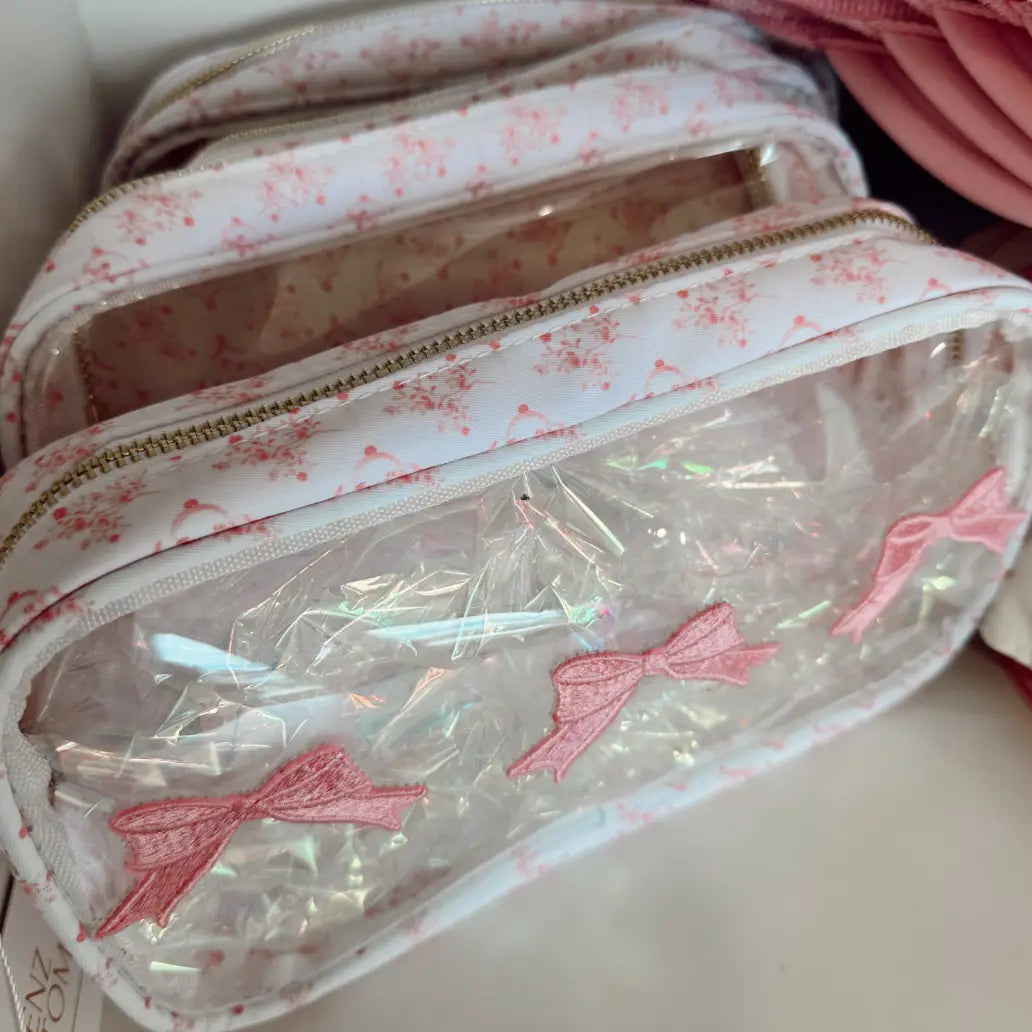 3 Bows Bag (Pink Toile)