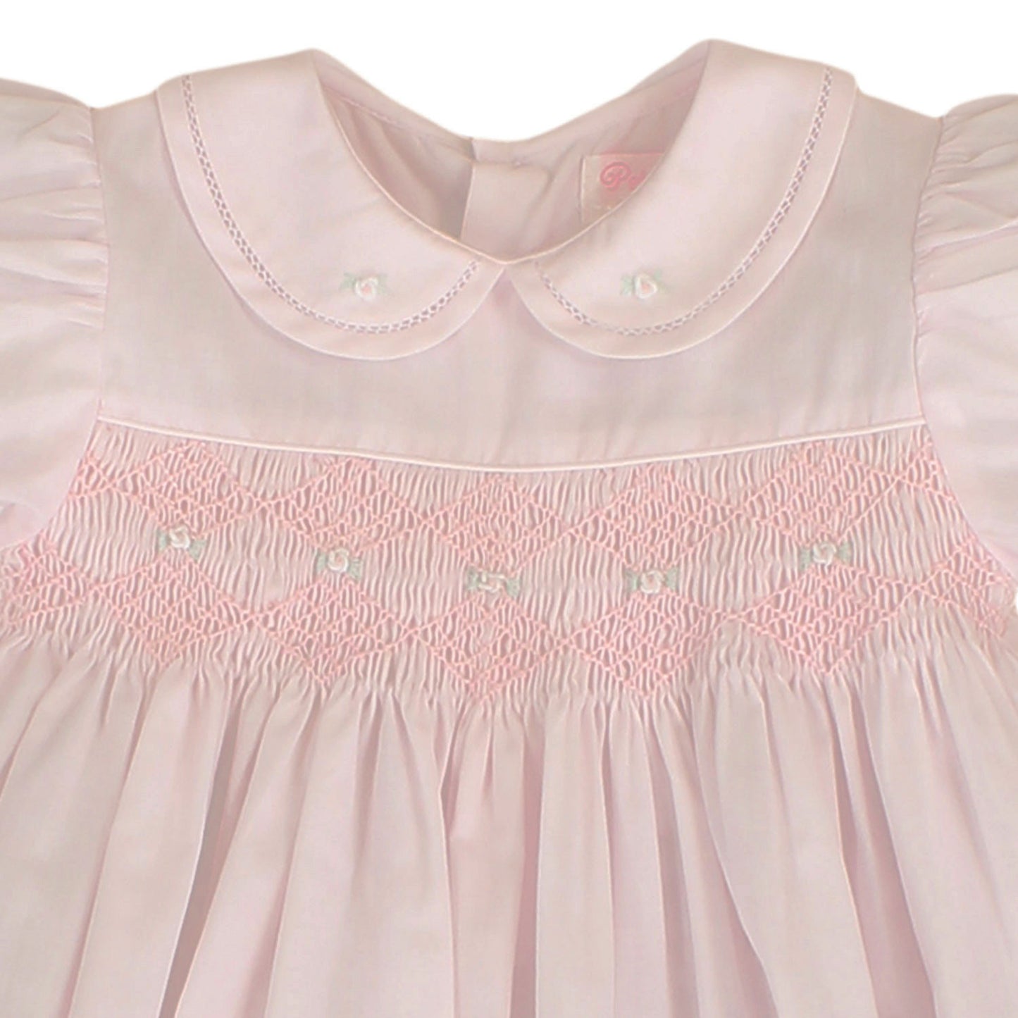 French Bubble with Diamond Smocking