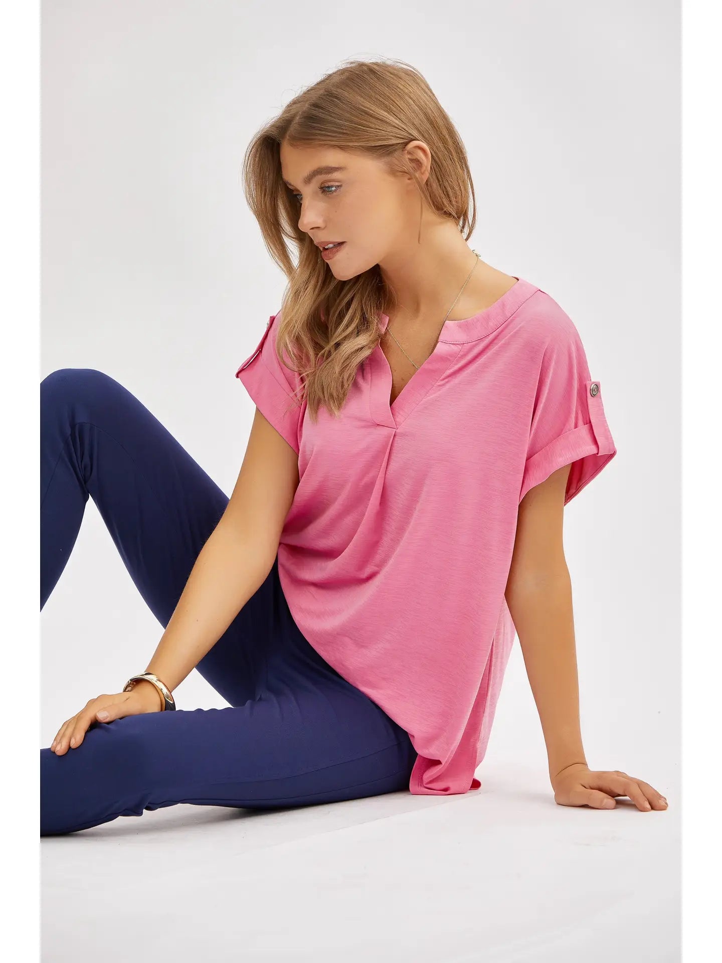 Hidden Smiles Top (Pink)