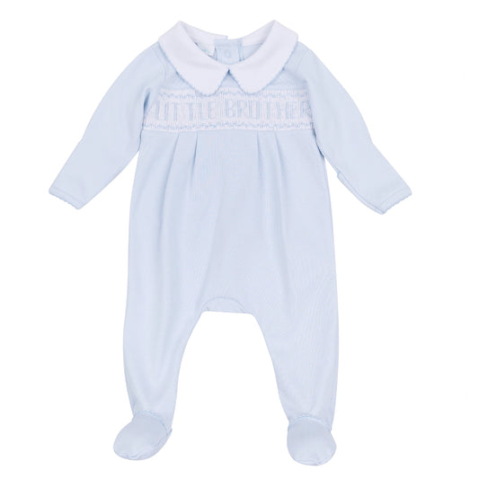 Little Brother Smocked Footie