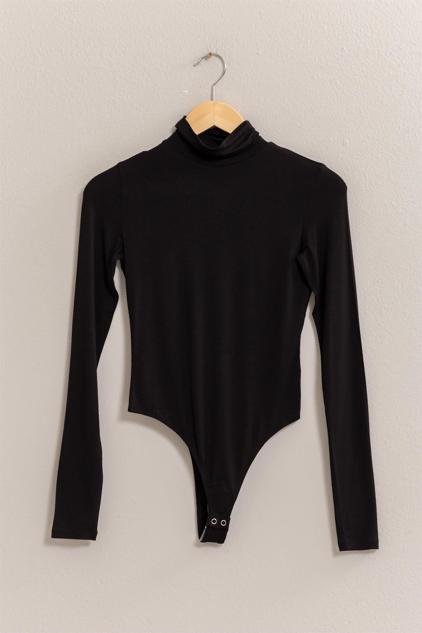 Long Sleeve Turtleneck Bodysuit (2 colors available)