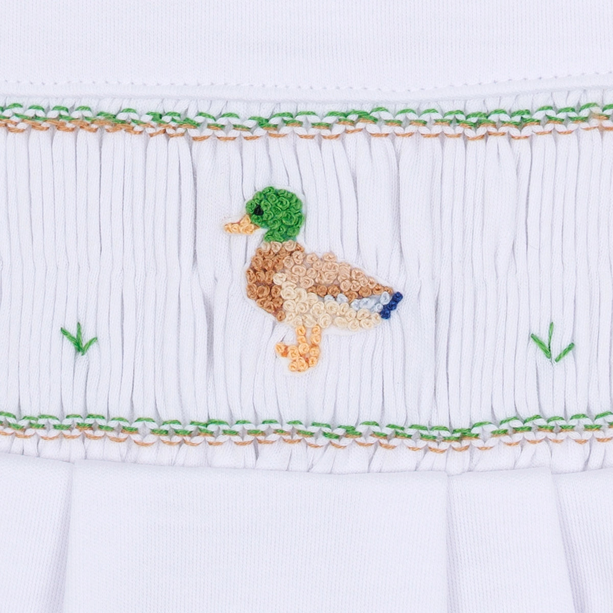 Mallard Moments Smocked Footie