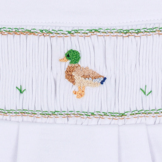 Mallard Moments Smocked Footie