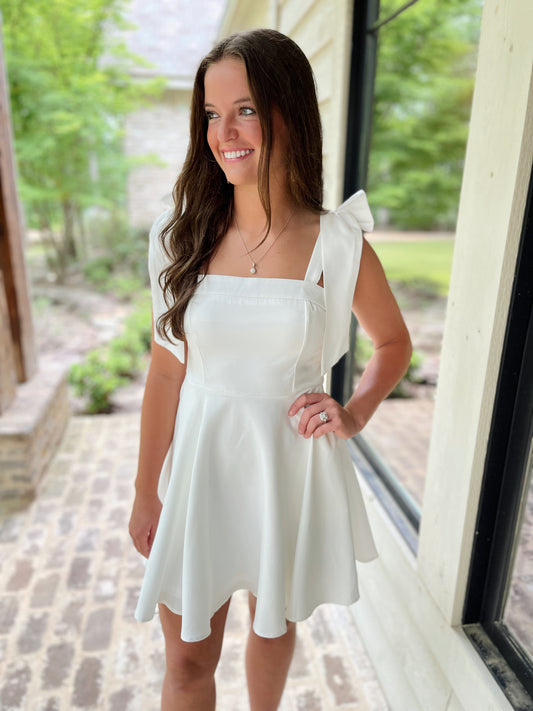 Positively Precious White Dress