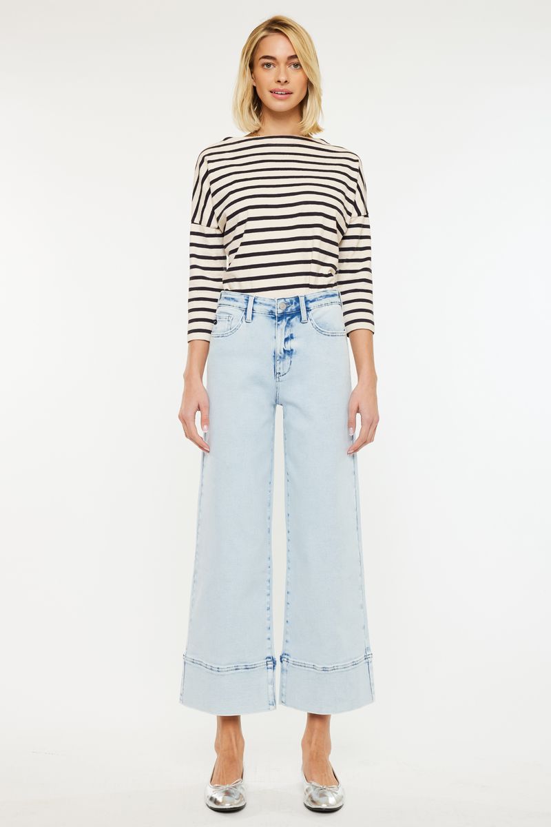 Tori High Rise Wide Leg Jeans