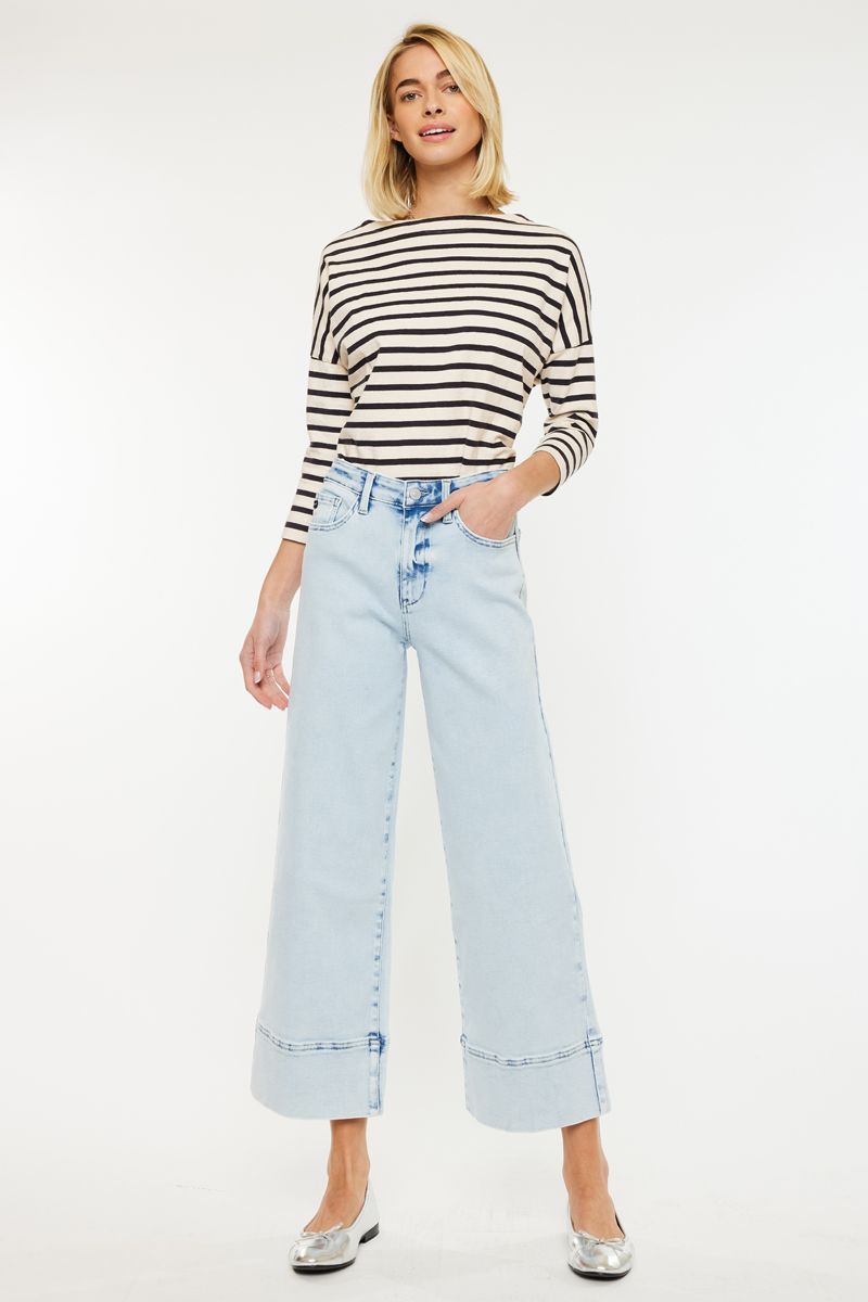 Tori High Rise Wide Leg Jeans