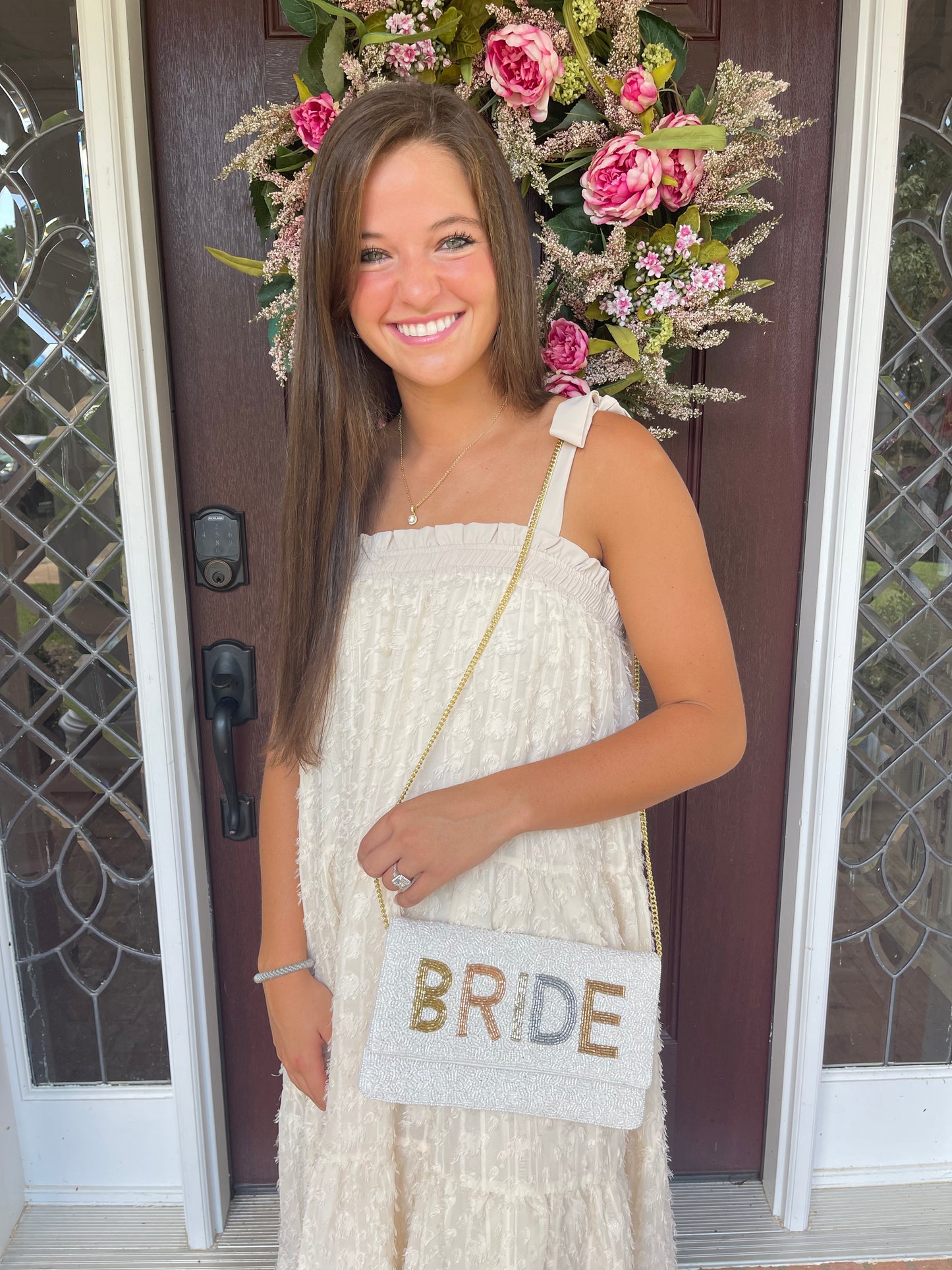 BRIDE Beaded Crossbody/Clutch