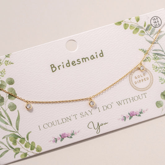 Bridesmaids Mini Charms Necklace