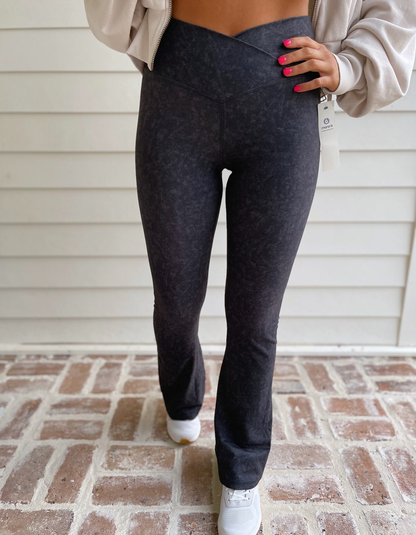 Give It Your All Flared Leggings (Black)