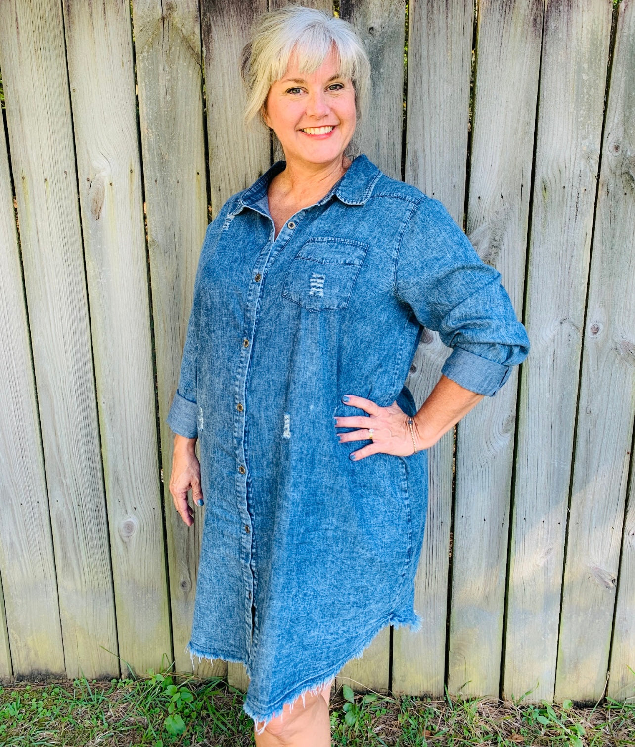 Vintage Looks Denim Dress